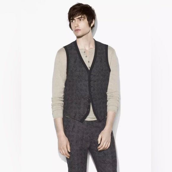 John Varvatos Other - JOHN VARVATOS Abstract Jacquard Vest. Size EU 50 USA 40
